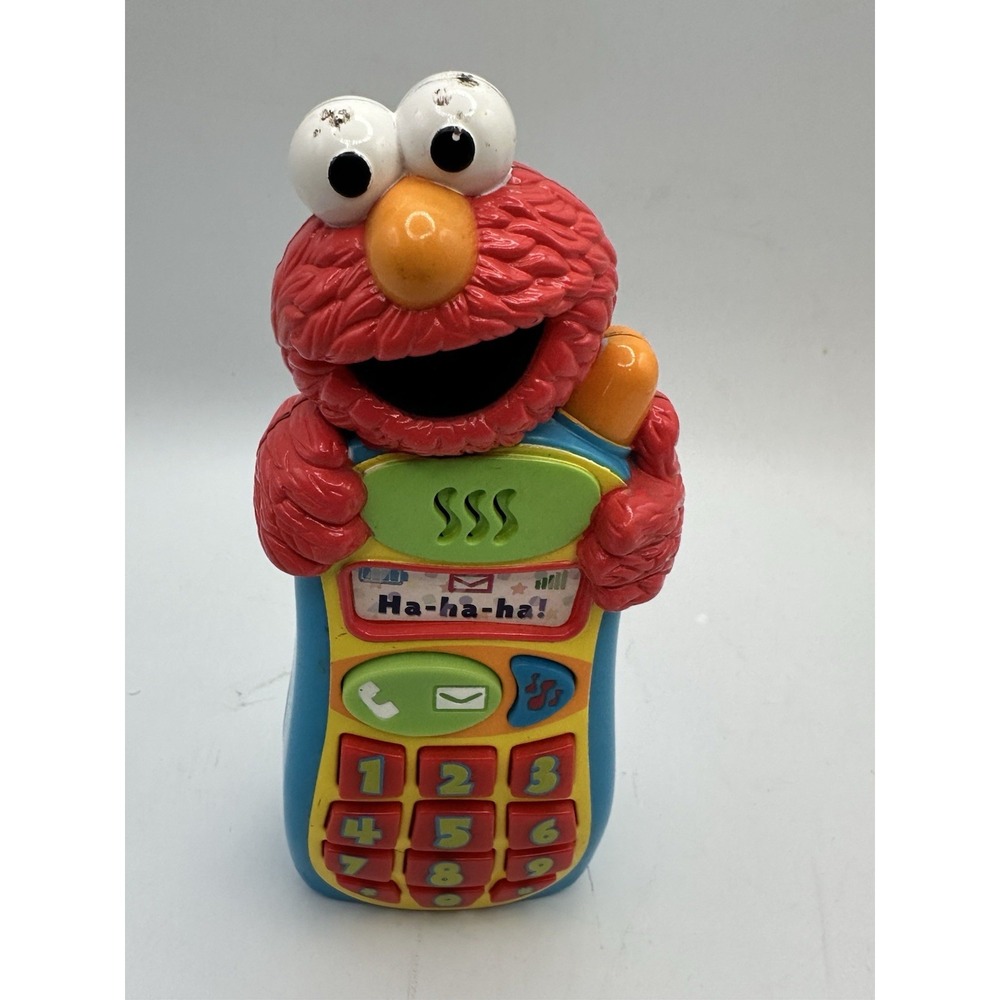 2006 Fisher Price Sesame Street Elmo Knows Your Name Phone Works Perfect